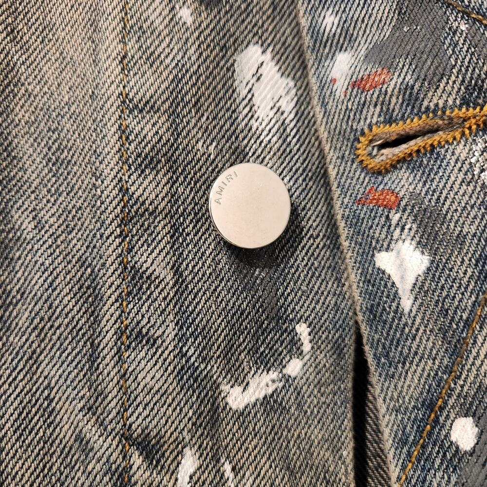 Amiri Artist Trucker Denim jacket size medium - Picture 7 of 11